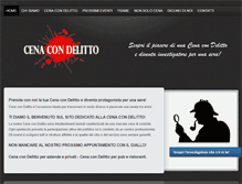 Tablet Screenshot of cena-con-delitto.com